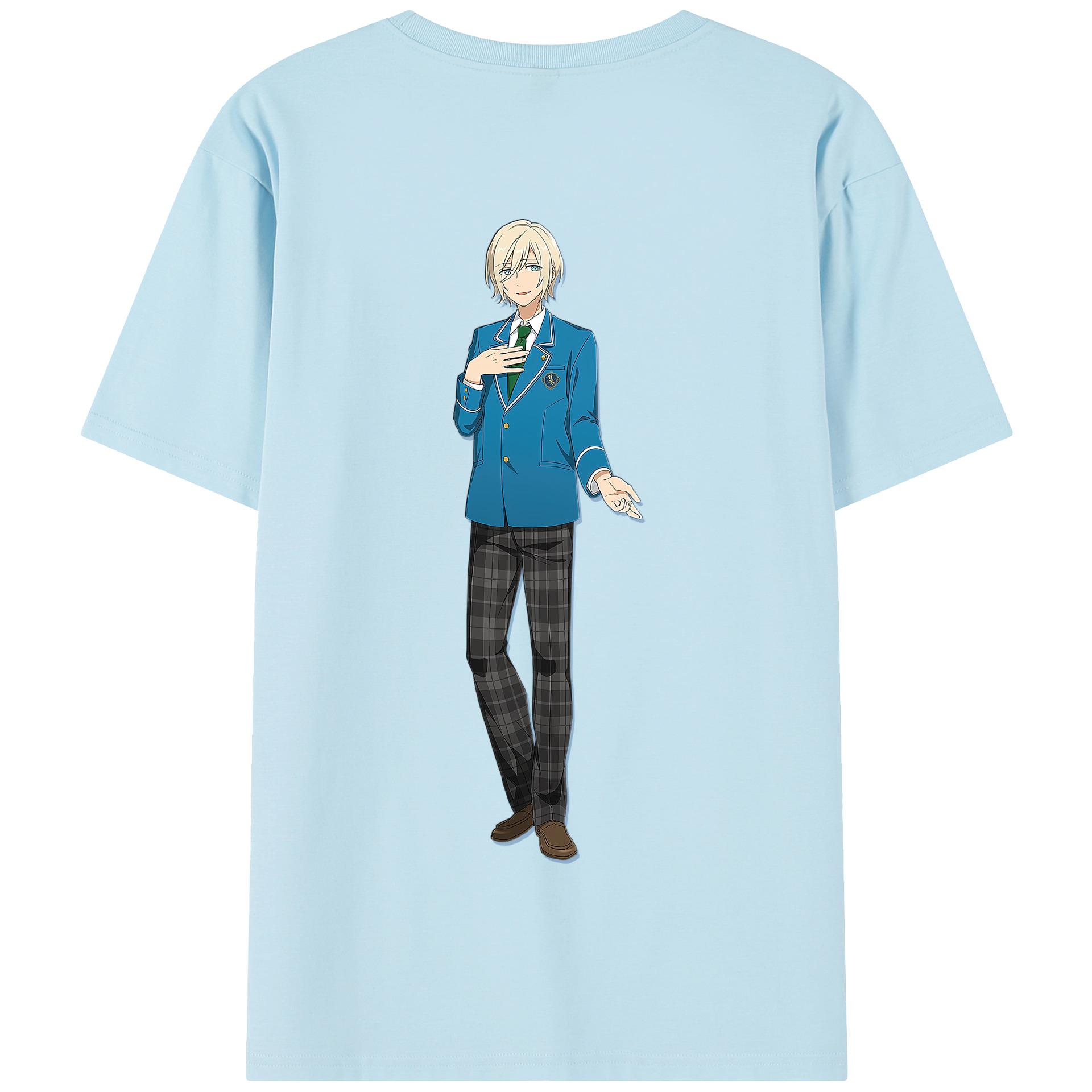 （画像用） あんさんぶるスターズ! Ensemble Stars 綿100％半袖Tシャツ（背面プリント）